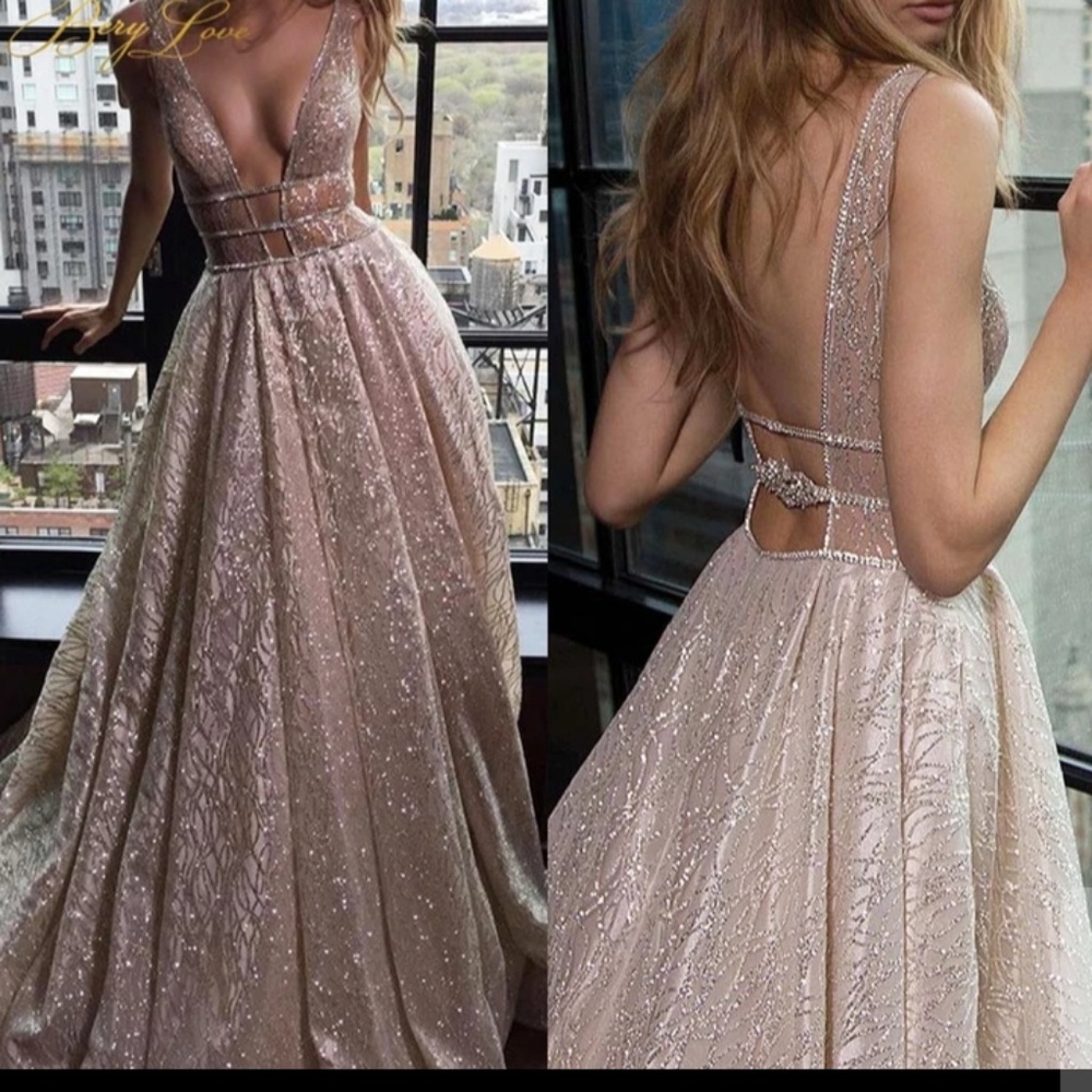 BeryLove Sparkle Elegant Formal Evening Dresse